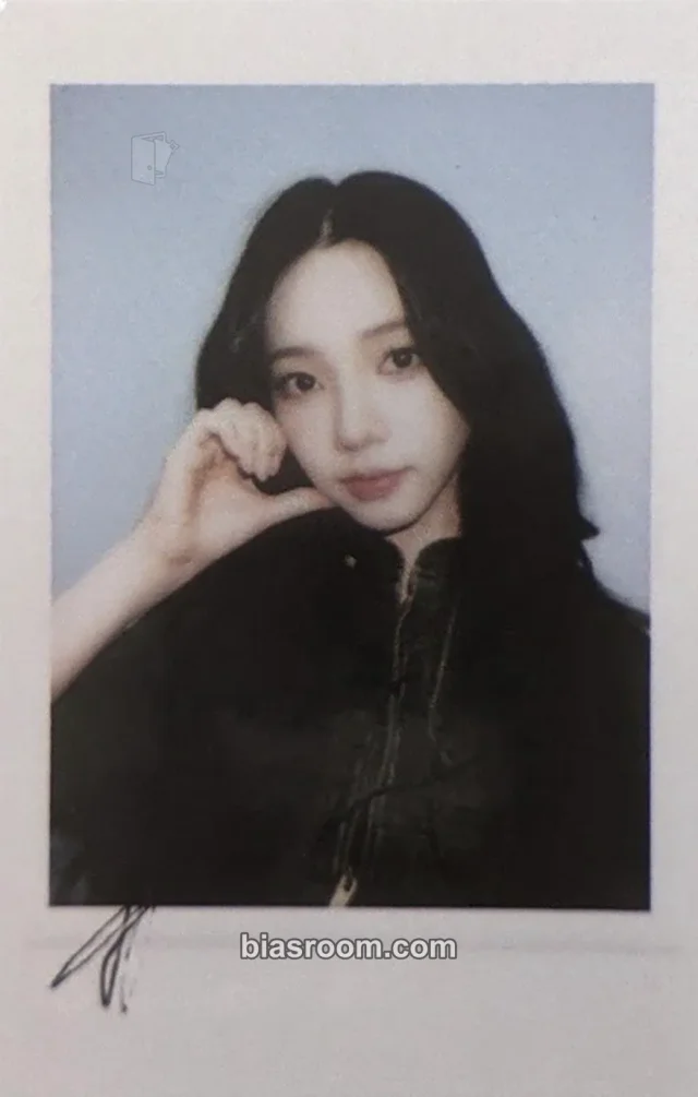 aespa - Karina - Lemonade Album lucky draw (LD) starriver round 1 polaroid printed signature set benefit