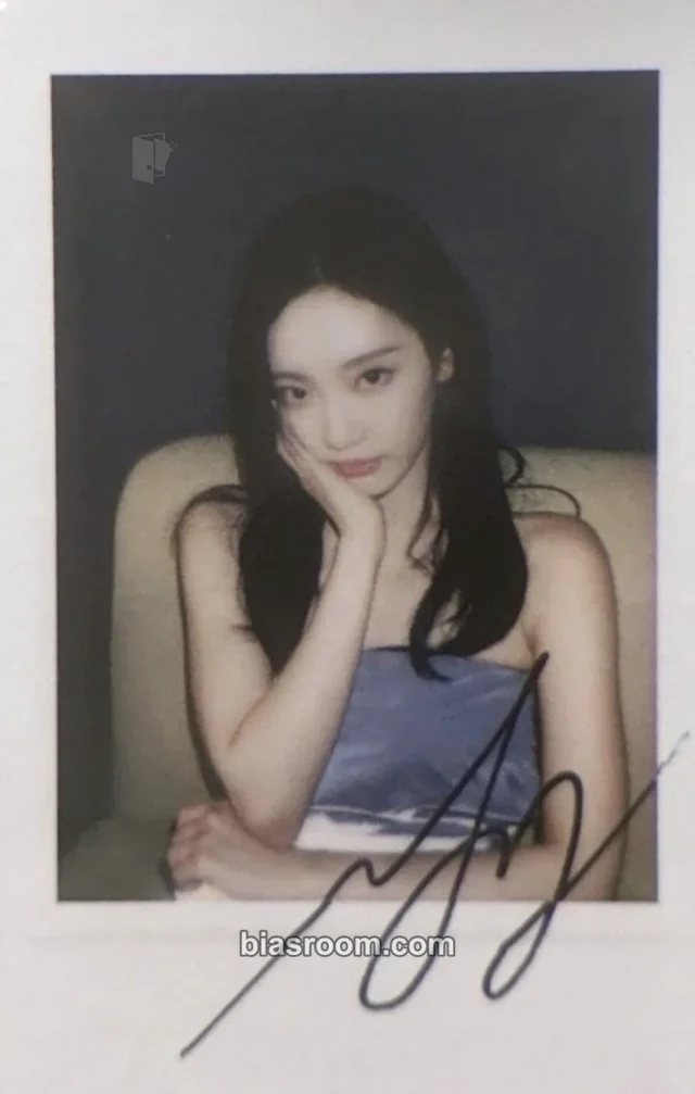 aespa - Ningning - Lemonade Album B version pob (pre-order benefit) starriver polaroid printed signature