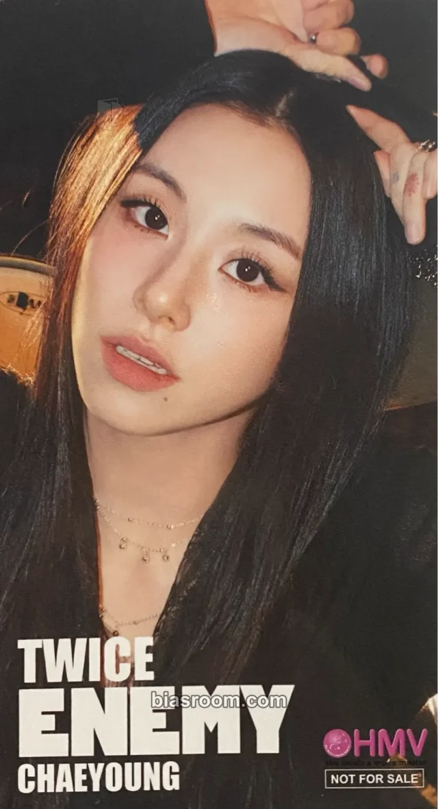 TWICE - Chaeyoung - ENEMY Album japan hmv japan sticker photocard pob (pre-order benefit)