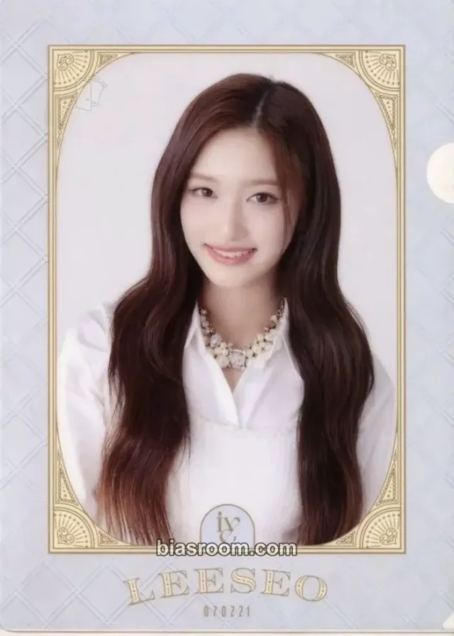 IVE - Leeseo - Ichiban Kuji IVE FROM STARSHIP ENTERTAINMENT WITH AMUSE Other clear file/l-holder transparent/translucent