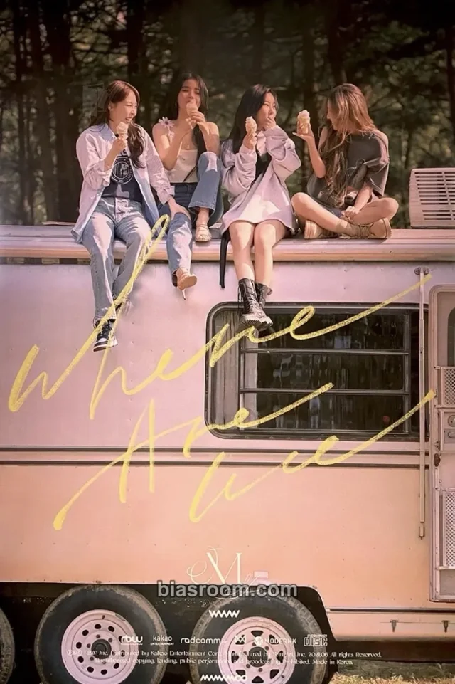 MAMAMOO - WAW Album poster