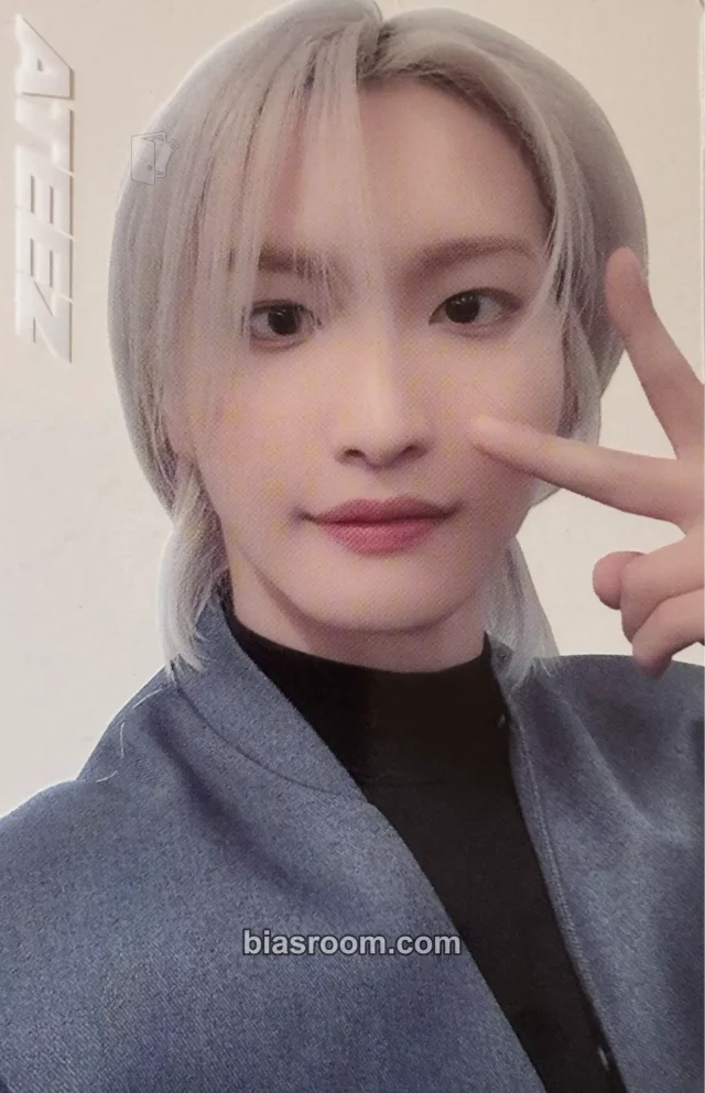 ATEEZ - Seonghwa - 2024 Fanmeeting - Atiny's Voyage: From A to Z Event transparent/translucent merch photocard