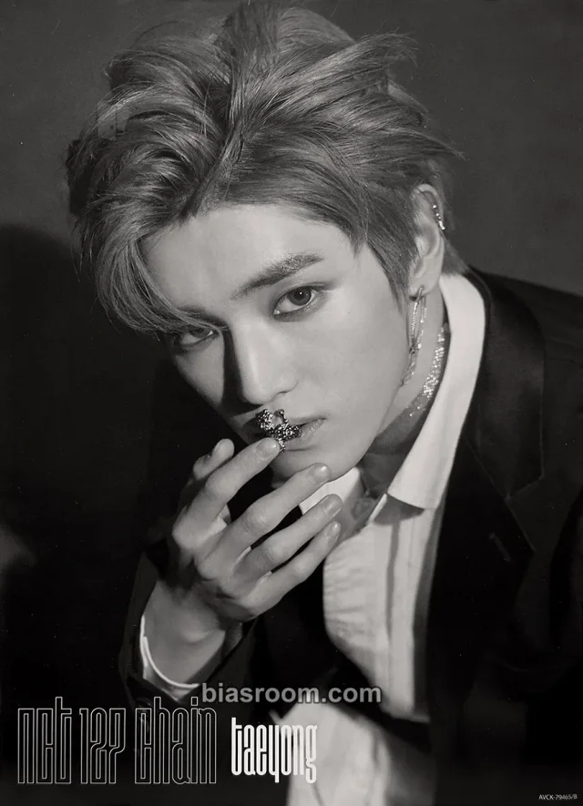 NCT 127 - Taeyong - Chain Album japanese album first press only A4 poster