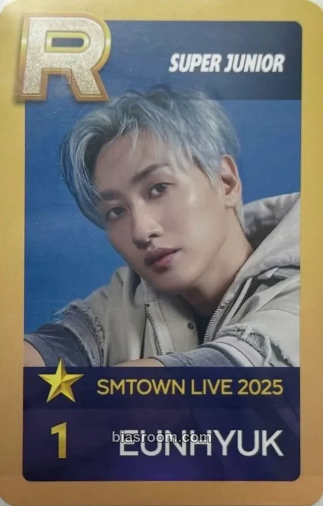 SUPER JUNIOR - Eunhyuk - SUPERSTAR SMTOWN Other pvc card superstar concert smtown 2025 version