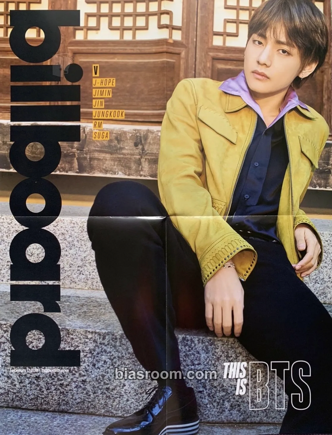 V Billboard Magazine 2018 Photocard - BTS - BTS K-pop photocard