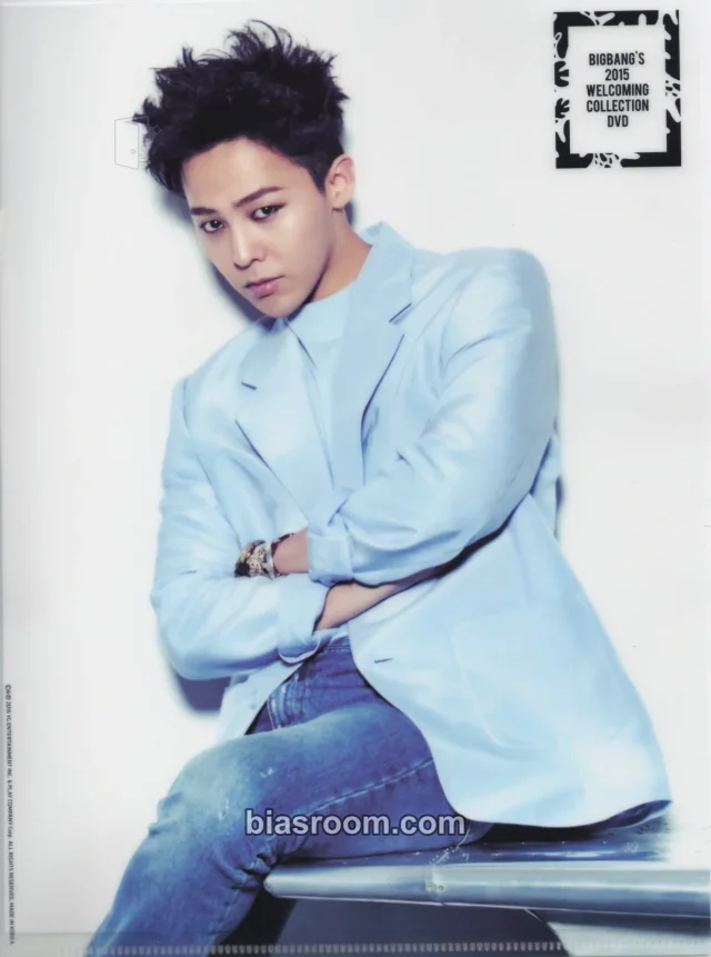 BIGBANG - G-Dragon - 2015 Welcoming Collection DVD Other clear file/l-holder japanese version