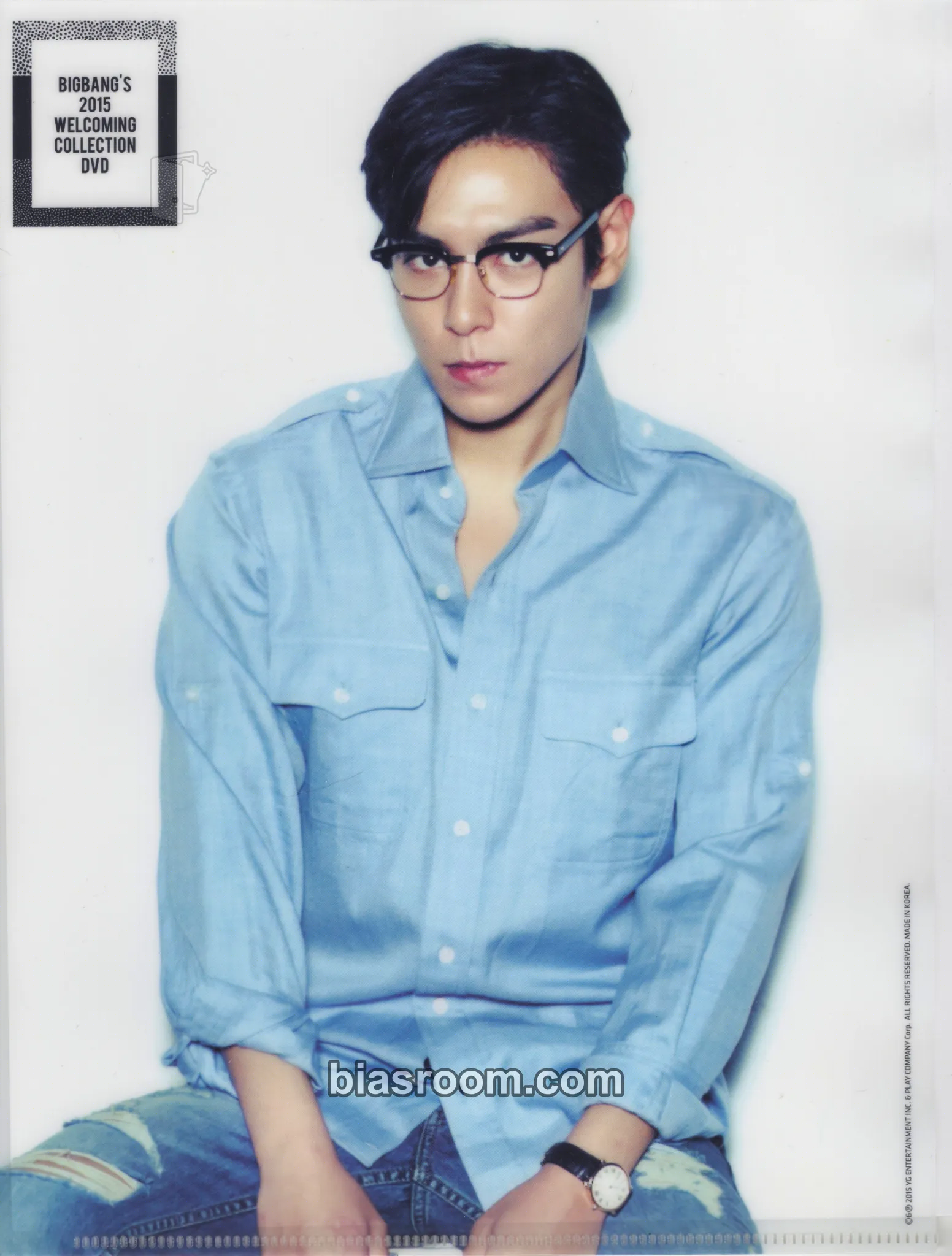 T.O.P 2015 Welcoming Collection DVD Photocard - BIGBANG - BIGBANG K-pop photocard