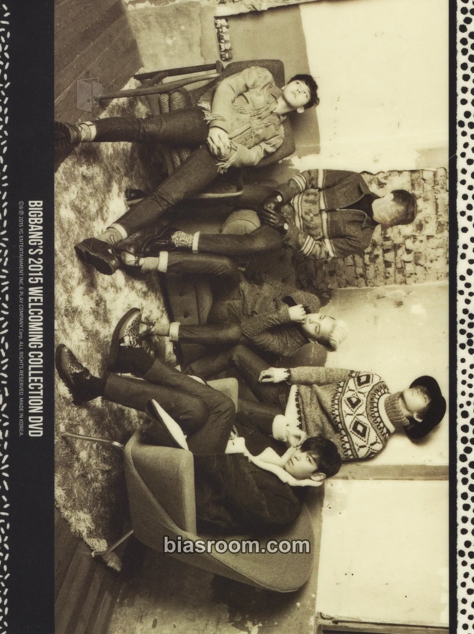 2015 Welcoming Collection DVD Photocard - BIGBANG - BIGBANG K-pop photocard