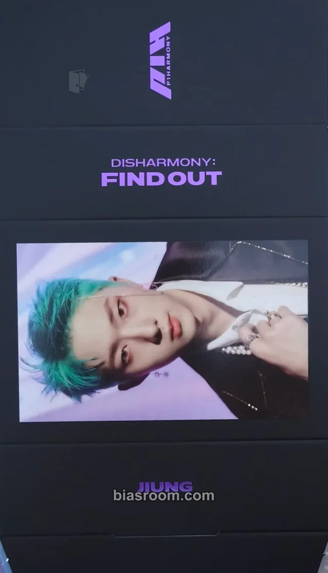 P1Harmony - Jiung - Disharmony: Find Out Album album inclusion standee turn out version