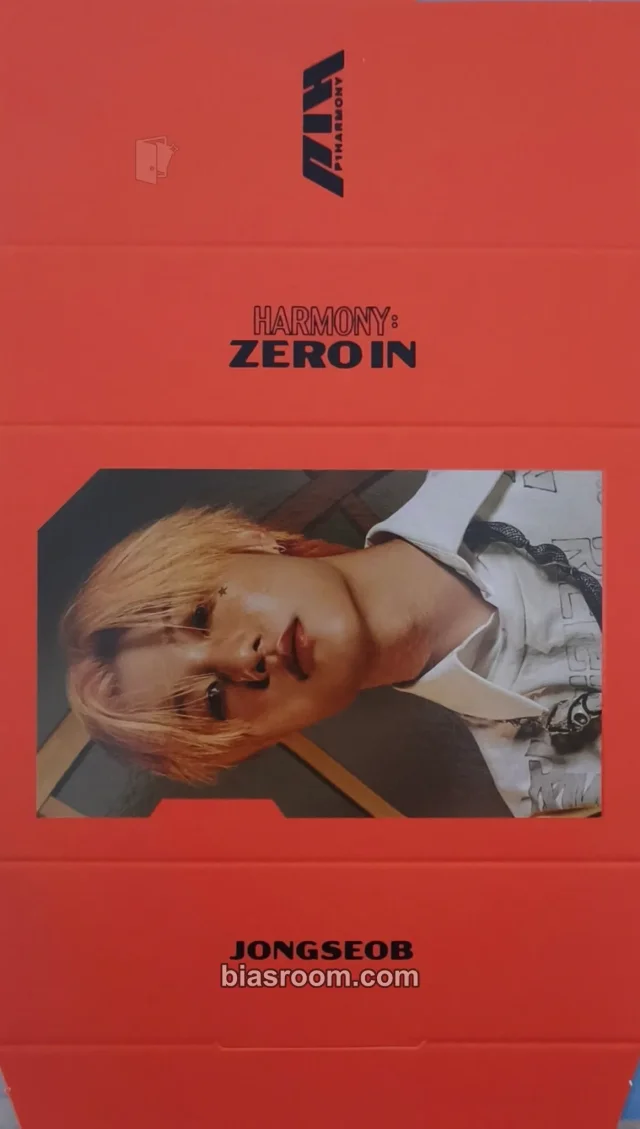 P1Harmony - Jongseob - Harmony: Zero In Album standee album inclusion zero in version