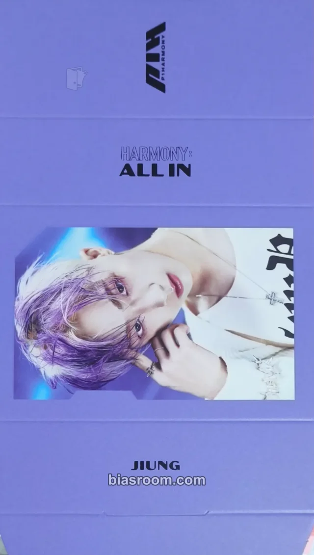 P1Harmony - Jiung - Harmony: All In Album flow in version standee album inclusion