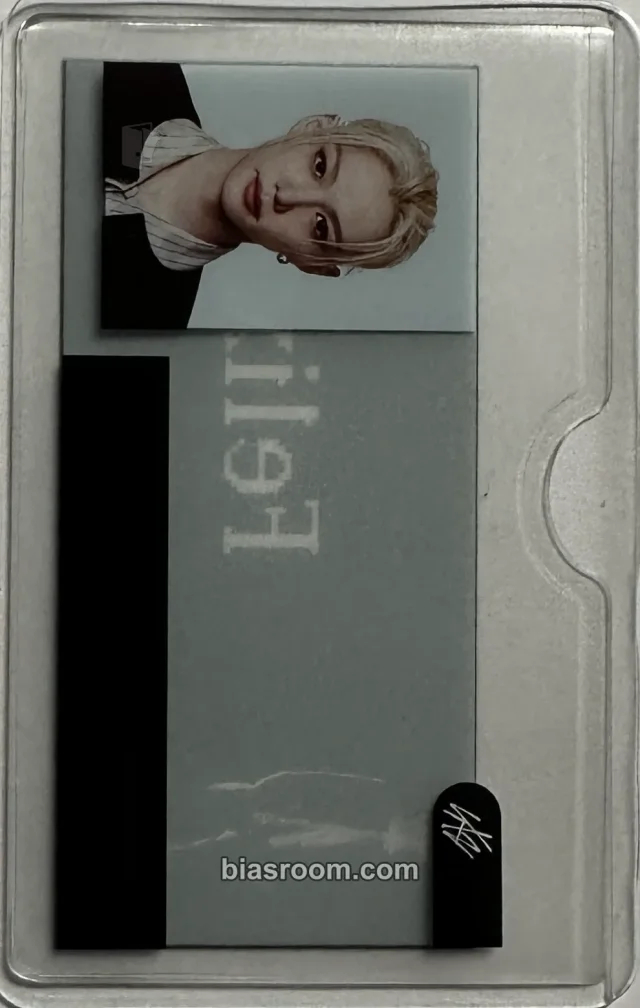 Stray Kids - Felix - RUN IT World Tour Event japan transparent/translucent photocard sleeve merch inclusion profile set merch pack