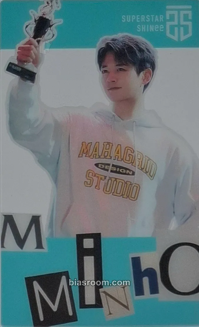 Minho SUPERSTAR Photocard - SHINee - SHINee K-pop photocard