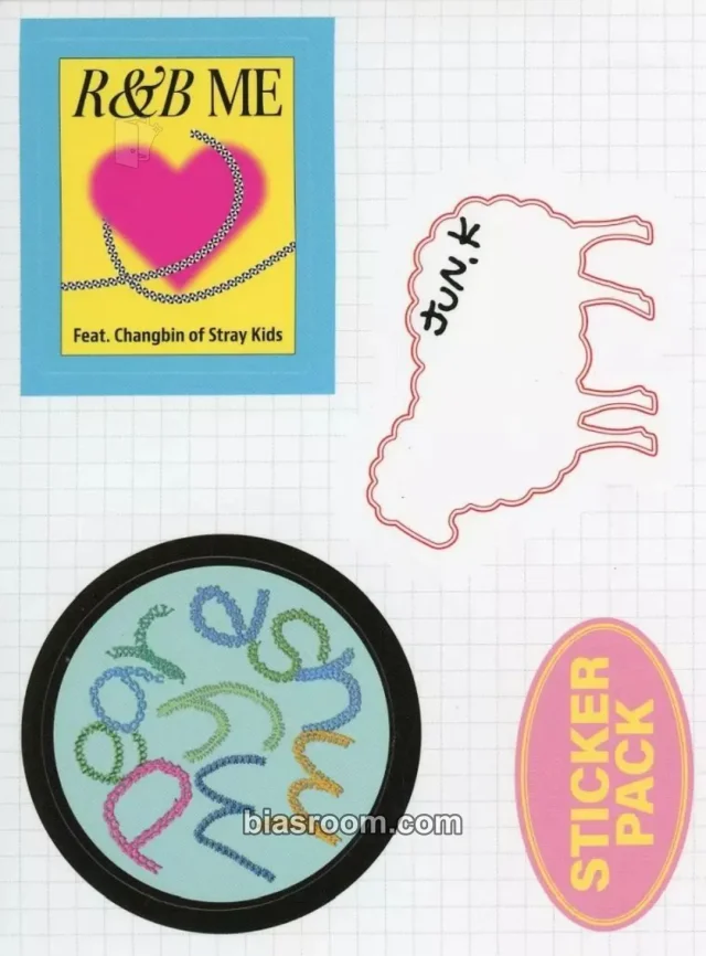 2PM - Jun. K - Dear My Muse Album sticker sheet album inclusion solo album note version
