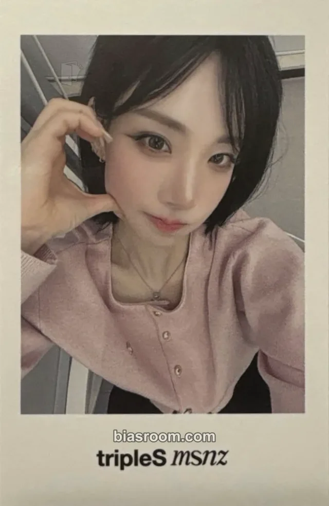 tripleS - Nakyoung - Beyond Beauty Album mystargoods (MSG) video call (fancall) round 1 1:1 polaroid