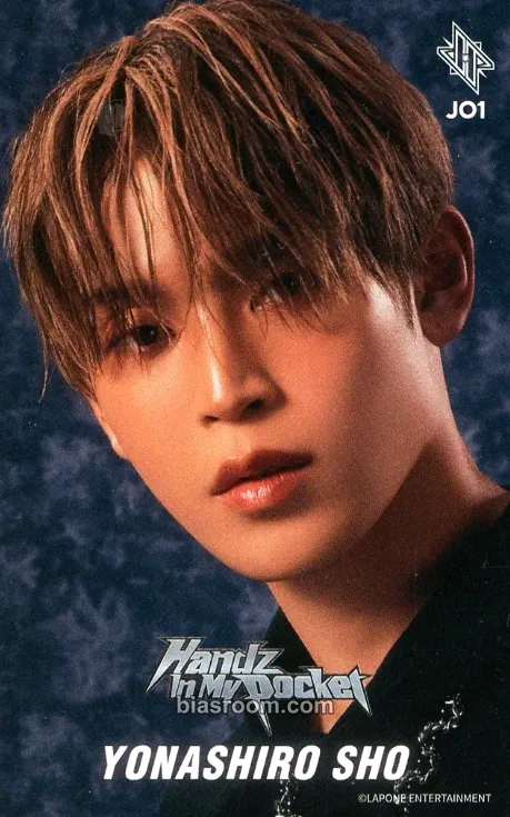 Sho Yonashiro HANDZ IN MY POCKET Photocard - JO1 - JO1 K-pop photocard