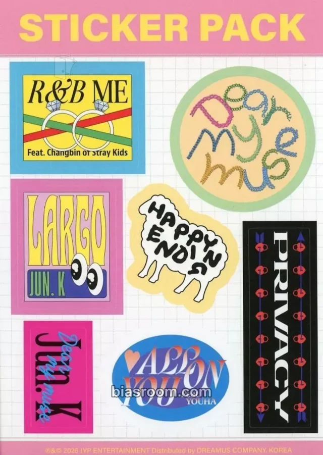 2PM - Jun. K - Dear My Muse Album sticker sheet album inclusion solo album in dream version