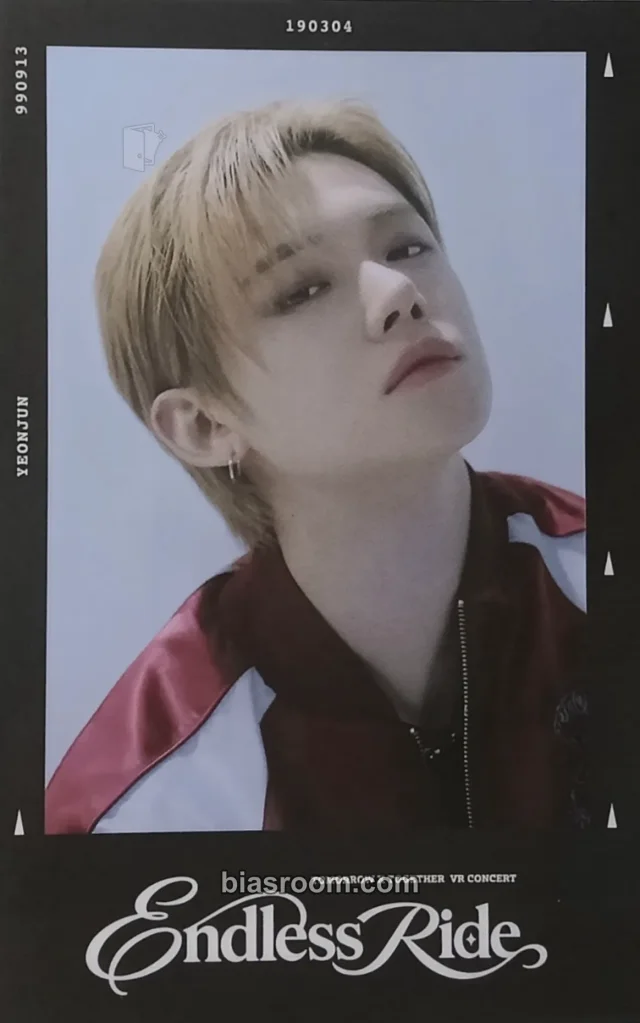 TOMORROW X TOGETHER - Yeonjun - Endless Ride: VR concert Event ticket benefit domestic (kr) polaroid week 1