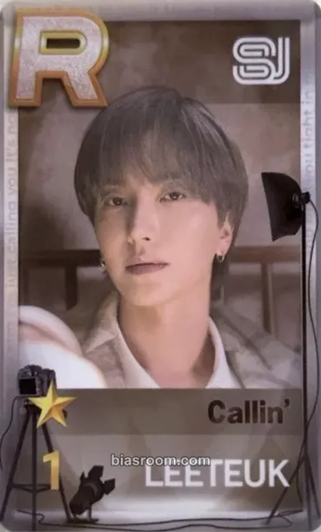 SUPER JUNIOR - Leeteuk - SUPERSTAR SMTOWN Other superstar pvc card STAR+ING