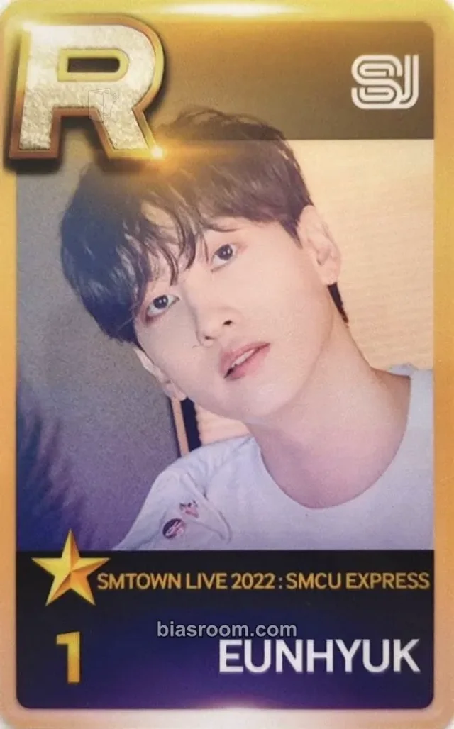 SUPER JUNIOR - Eunhyuk - SUPERSTAR SMTOWN Other smtown pvc card superstar concert 2022 version