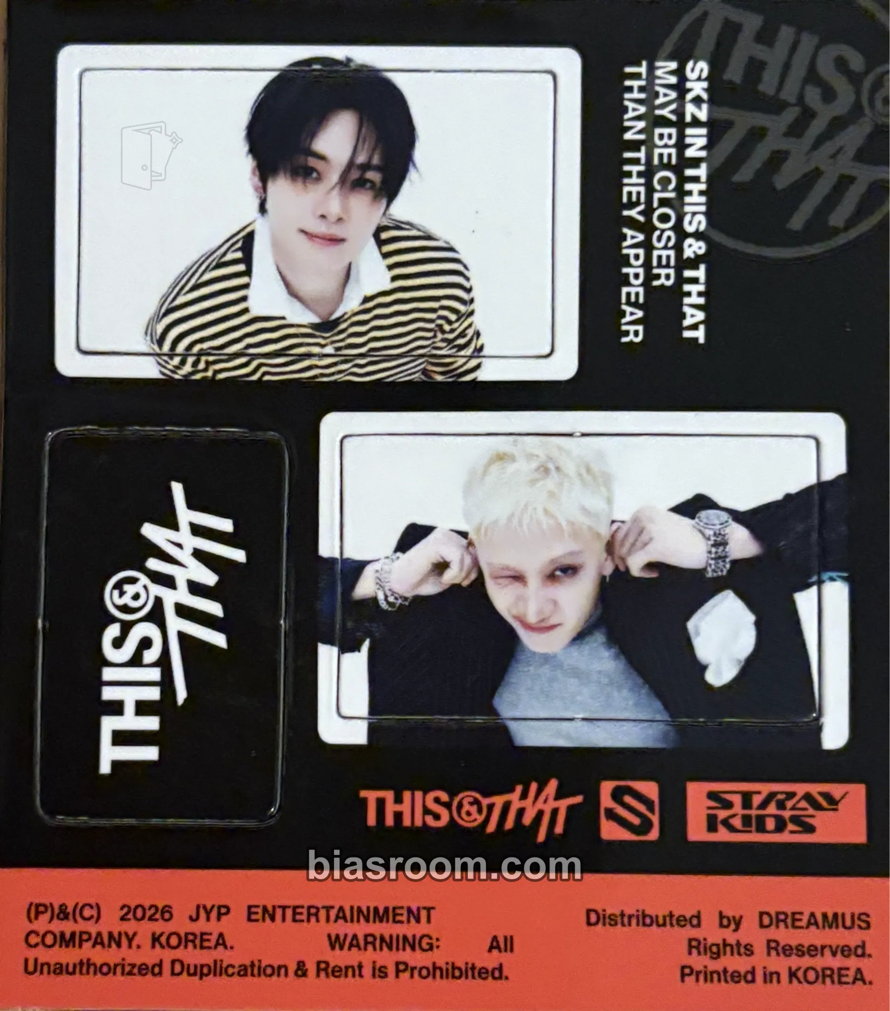 This & That Photocard - Stray Kids - Stray Kids K-pop photocard