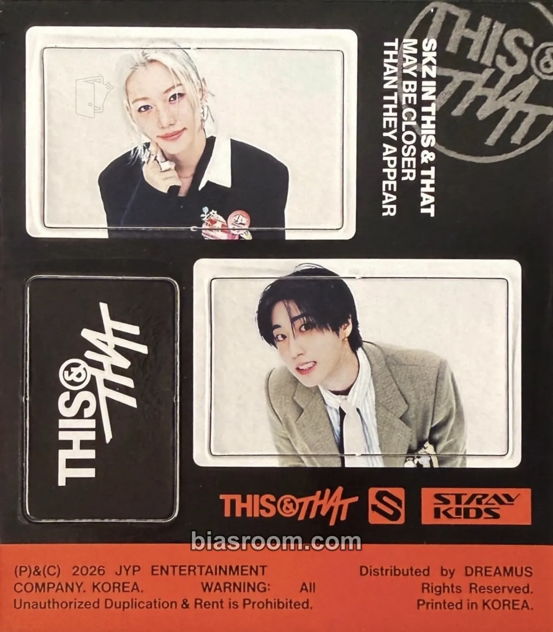 This & That Photocard - Stray Kids - Stray Kids K-pop photocard