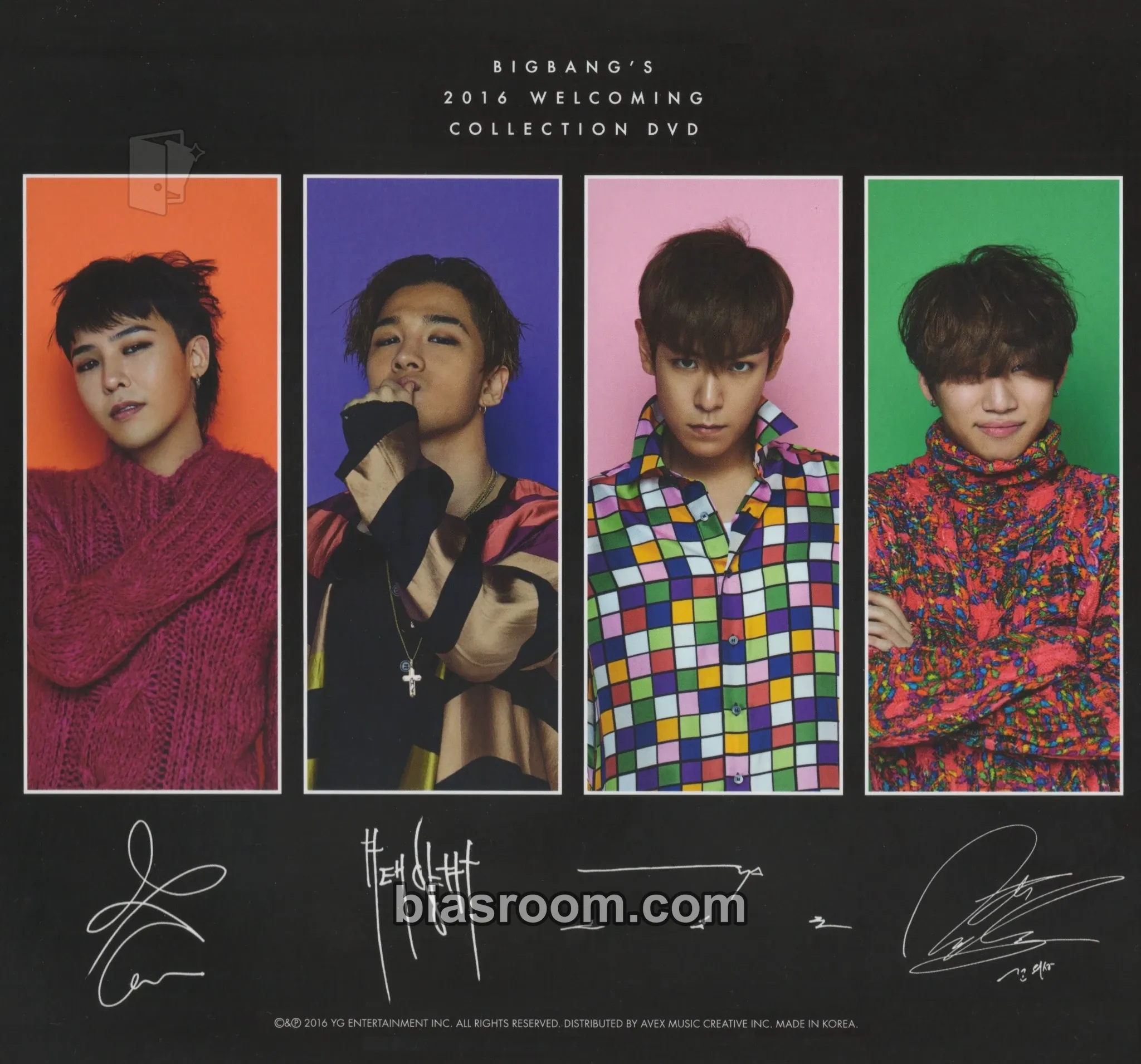 Big Bang 2016 Welcoming Collection DVD Photocard - BIGBANG - BIGBANG K-pop photocard