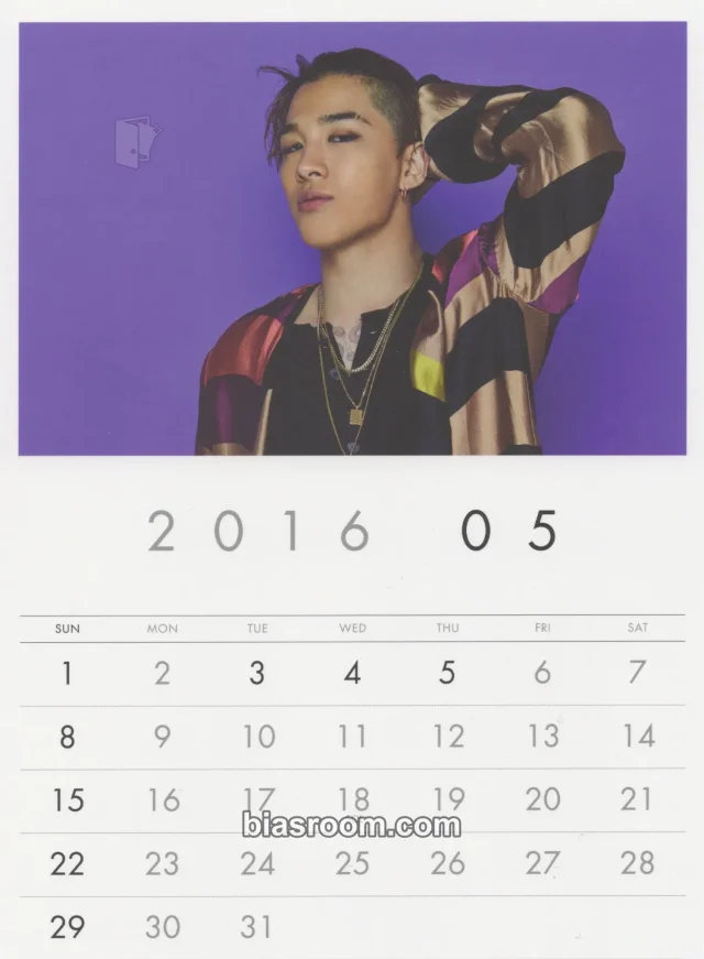 BIGBANG - Taeyang - Big Bang 2016 Welcoming Collection DVD Other calendar japanese version