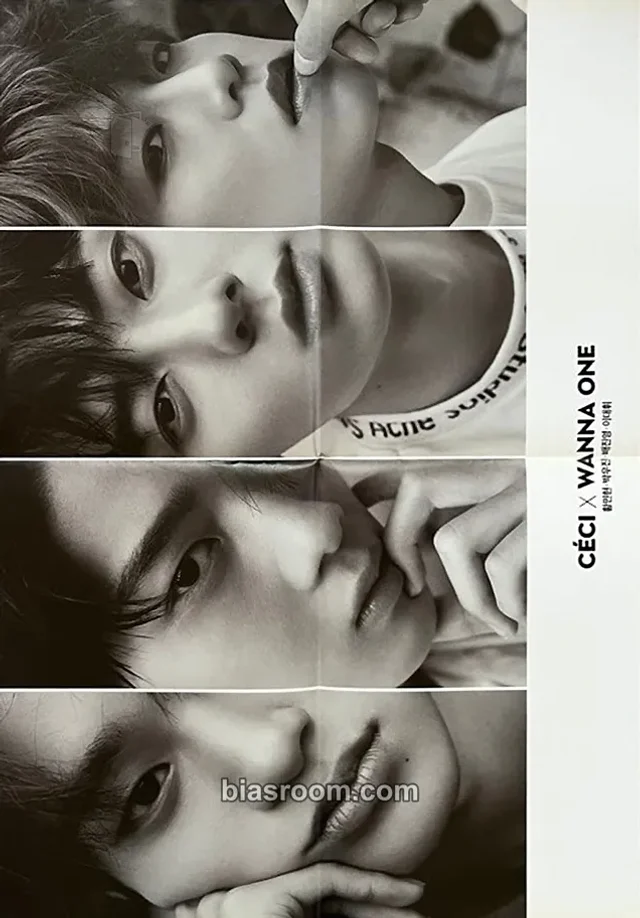 Wanna One - Daehwi & Minhyun & Woojin - CeCi Korea Magazine Other magazine inclusion ceci magazine poster double-sided