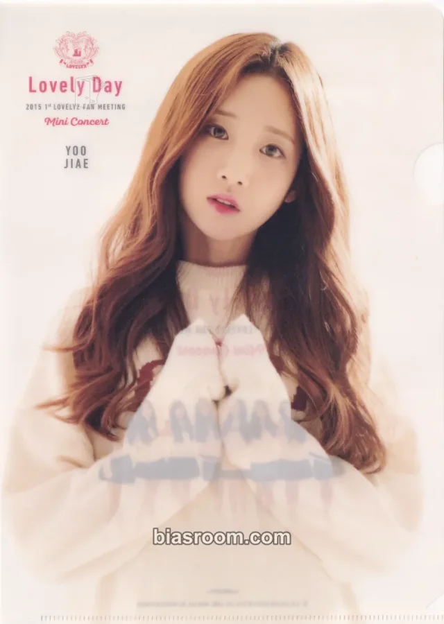 Lovelyz - Jiae - Lovely Day 1 Event clear file/l-holder merch