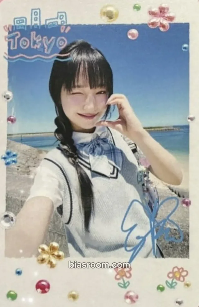 UNIS - Yunha - UNI☆Sparkle! Album release event offline tokyo saitama polaroid printed signature