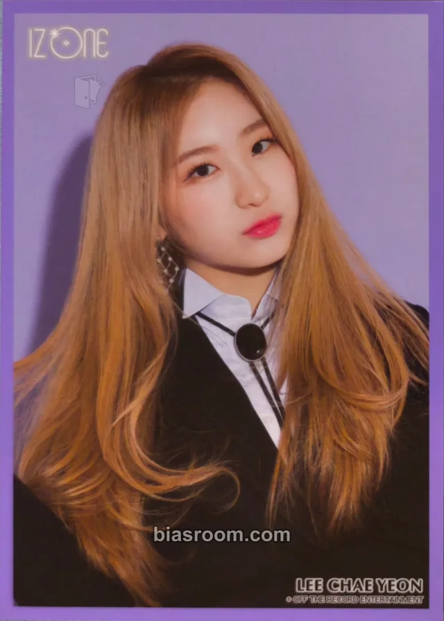 IZ*ONE - Lee Chaeyeon - Non-Album Bromides Other photo print black suit version