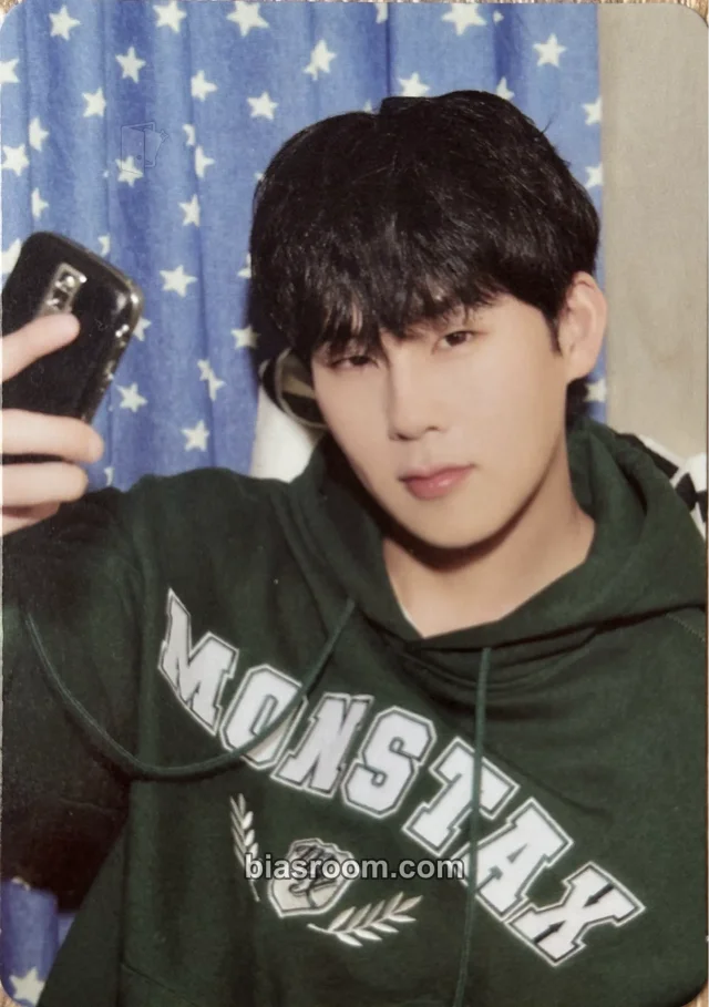 MONSTA X - Joohoney - 'Monologue' The 10th Anniversary Pop-Up Store Event merch photocard concept photocard random pack