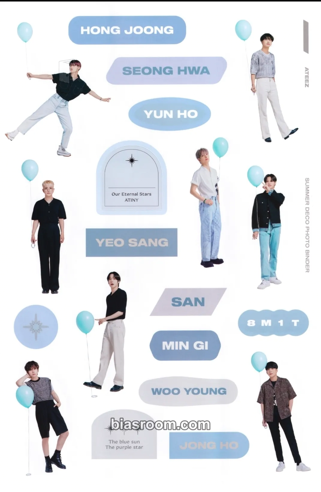 ATEEZ Seasonal MD (Summer Version) Photocard - ATEEZ - ATEEZ K-pop photocard