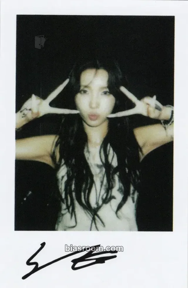 i-dle - Soyeon - We made Album ny music polaroid pob (pre-order benefit) printed signature set benefit