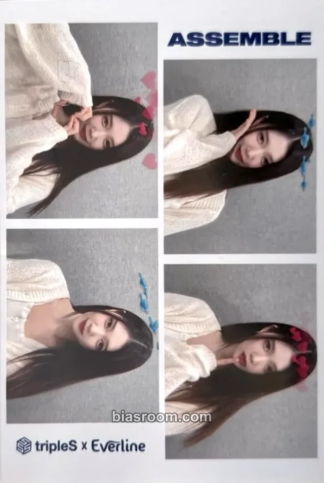 tripleS - Yubin - Assemble Album 4 cut photo everline video call (fancall) supplemental postcard