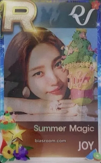 Joy SuperStar Pop-Ups Photocard - Red Velvet - Red Velvet K-pop photocard