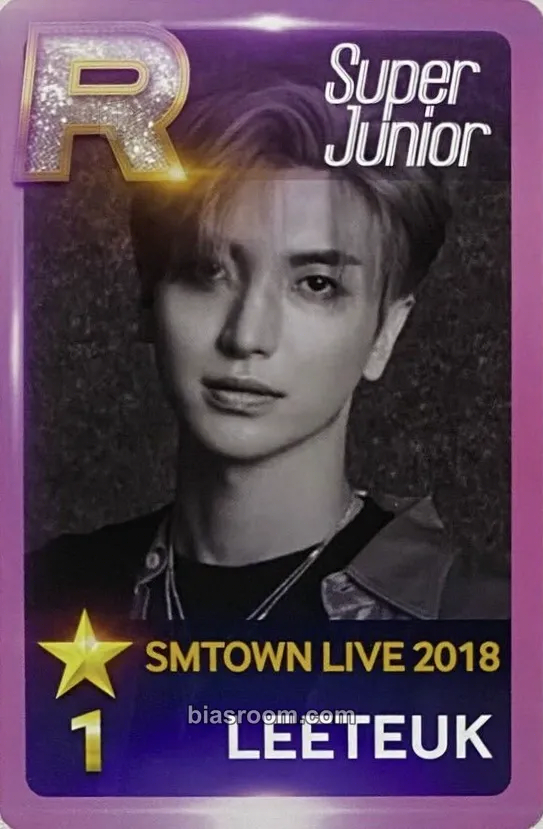 Leeteuk SUPERSTAR SMTOWN Photocard - SUPER JUNIOR - SUPER JUNIOR K-pop photocard