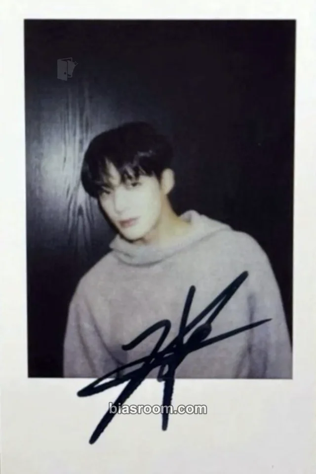 NCT DREAM - Jeno - Beat It Up Album kmstation video call (fancall) round 3 polaroid printed signature