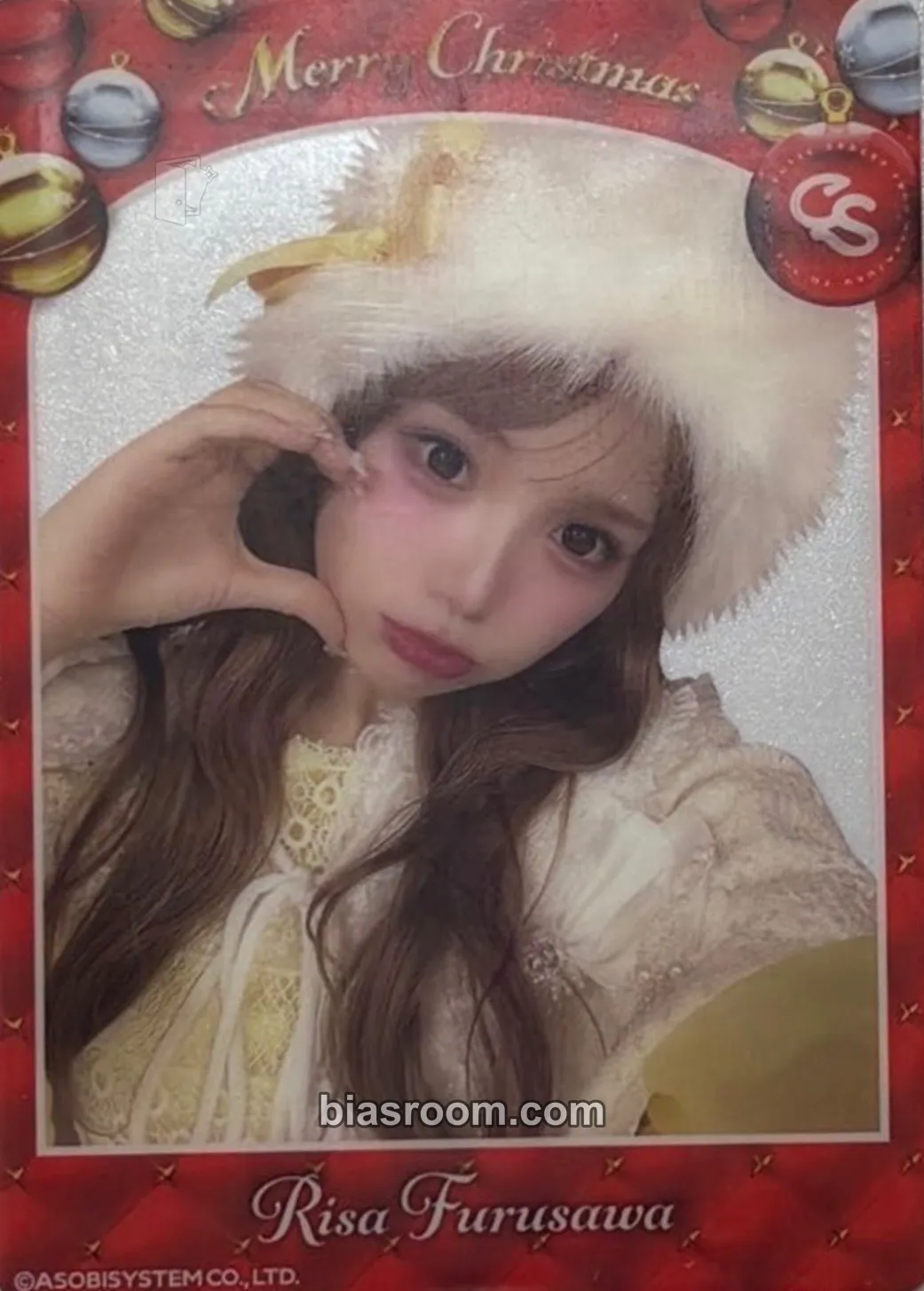 Risa Furusawa Clear Trading Cards -2025 Christmas Edition- Photocard - Cutie Street - Cutie Street K-pop photocard
