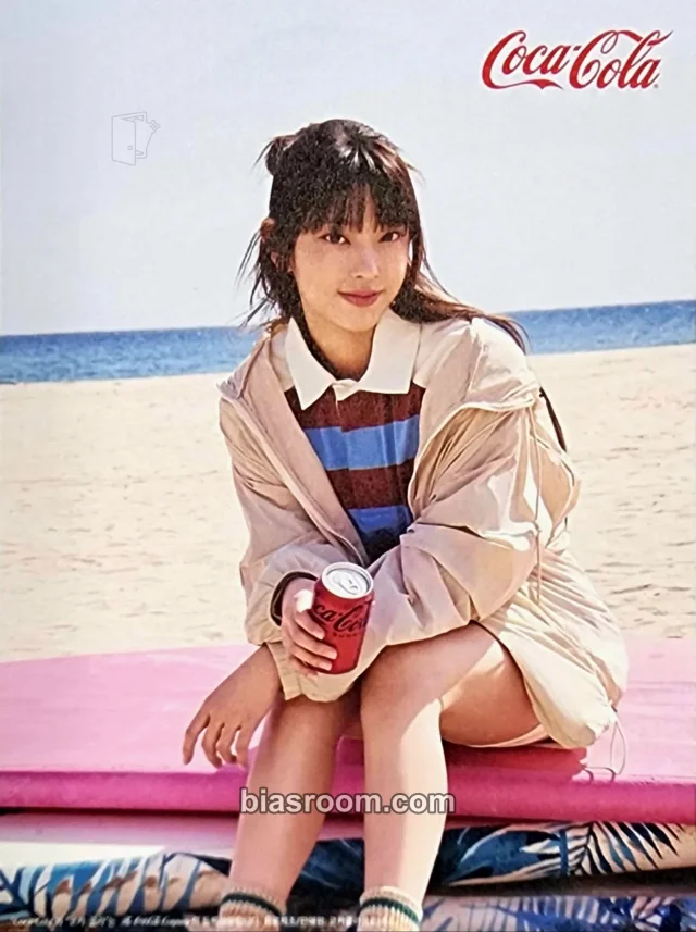 NewJeans - Haerin - NewJeans x Coca Cola Other brand collaboration postcard coca-cola