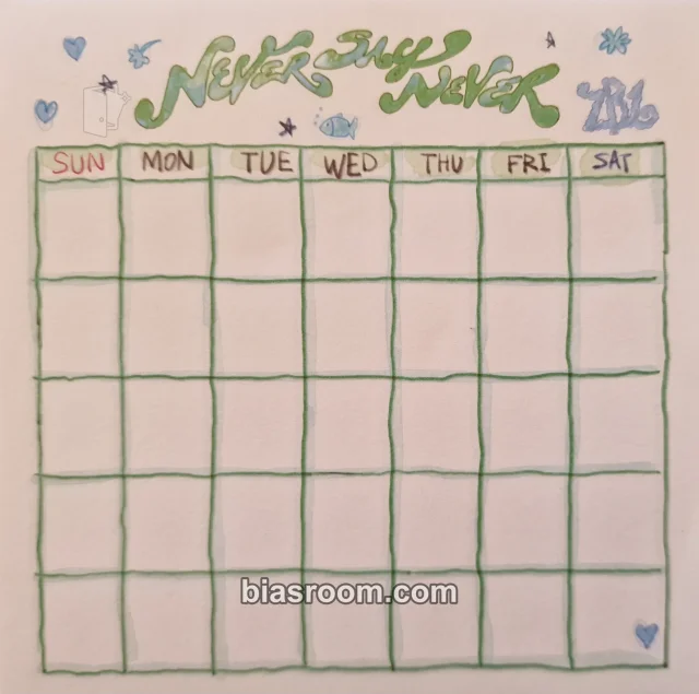 ZEROBASEONE - Never Say Never Album album inclusion digipack version mini calendar