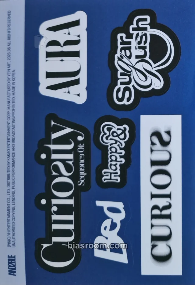 AND2BLE - Sequence 01: Curiosity Album album inclusion gazed version sticker sheet