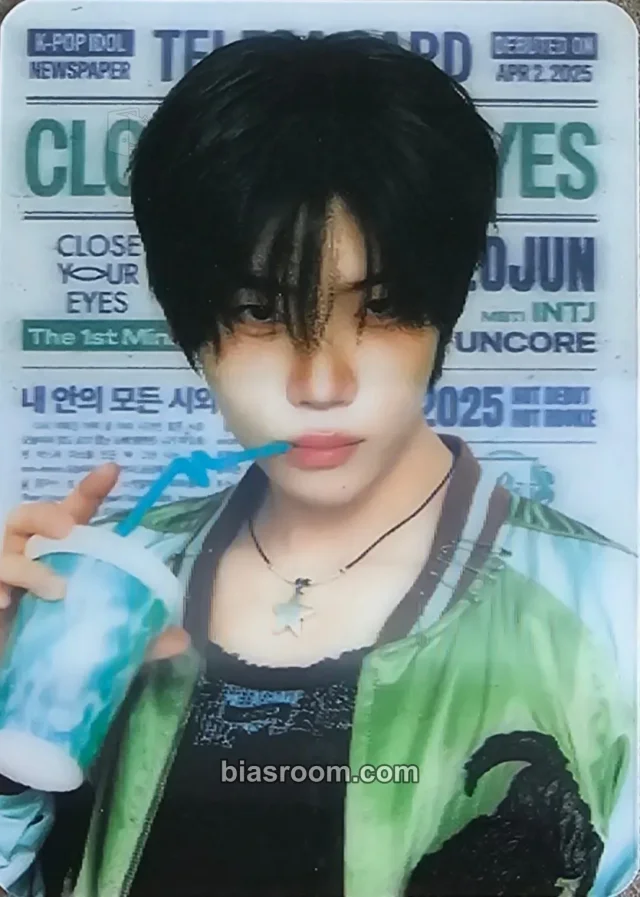 CLOSE YOUR EYES - Jang Yeojun - TELECA 2025 K-POP ROOKIE COLLECTION CARDS Other lenticular trading card trading pack