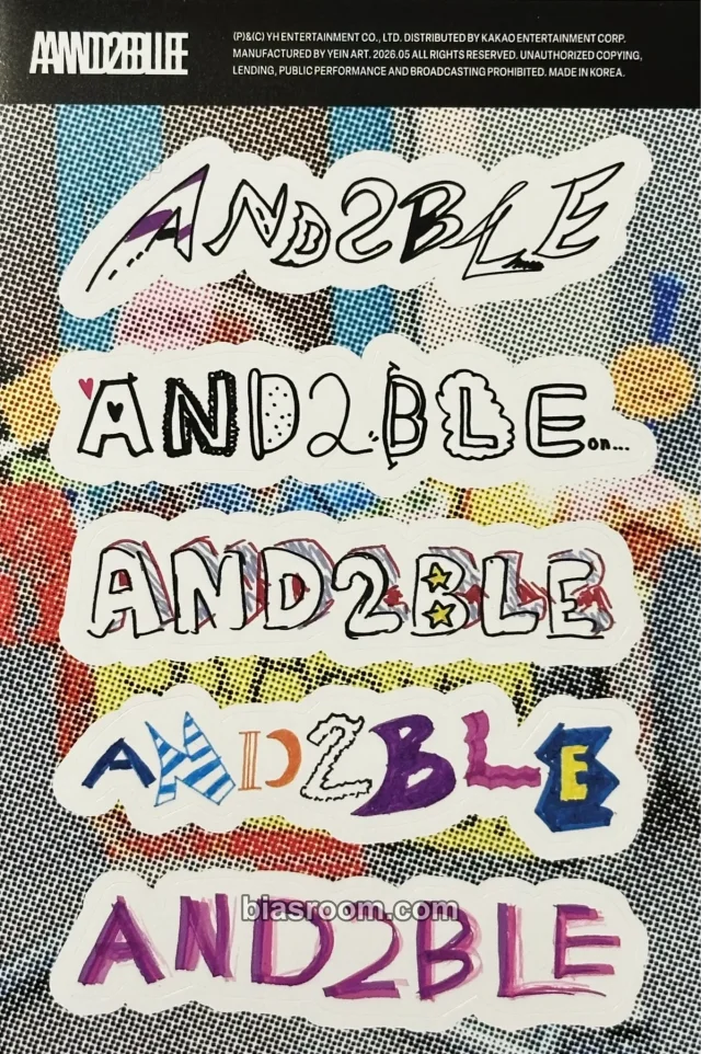 AND2BLE - Sequence 01: Curiosity Album album inclusion break version sticker sheet item set
