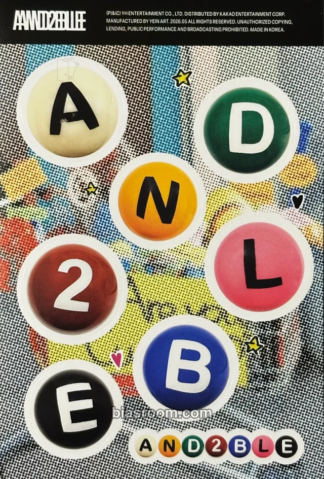 AND2BLE - Sequence 01: Curiosity Album album inclusion break version sticker sheet item set