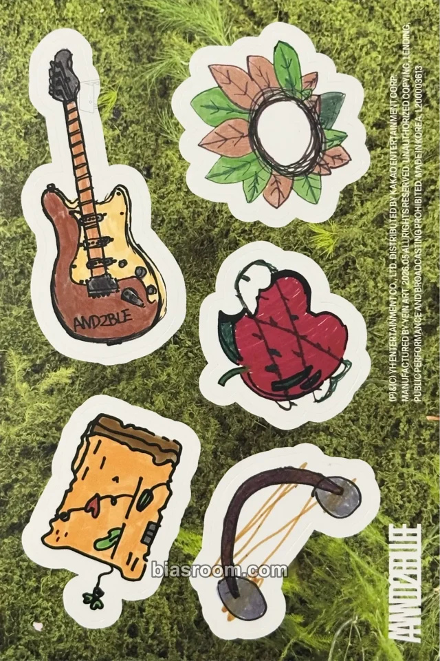 AND2BLE - Sequence 01: Curiosity Album album inclusion unnatural version sticker sheet