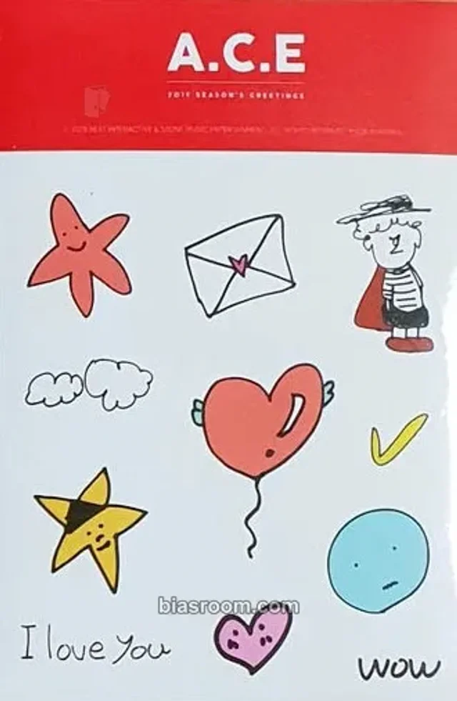A.C.E - Wow - A.C.E 2019 SEASON'S GREETINGS Other kit inclusion sticker sheet item set season's greetings