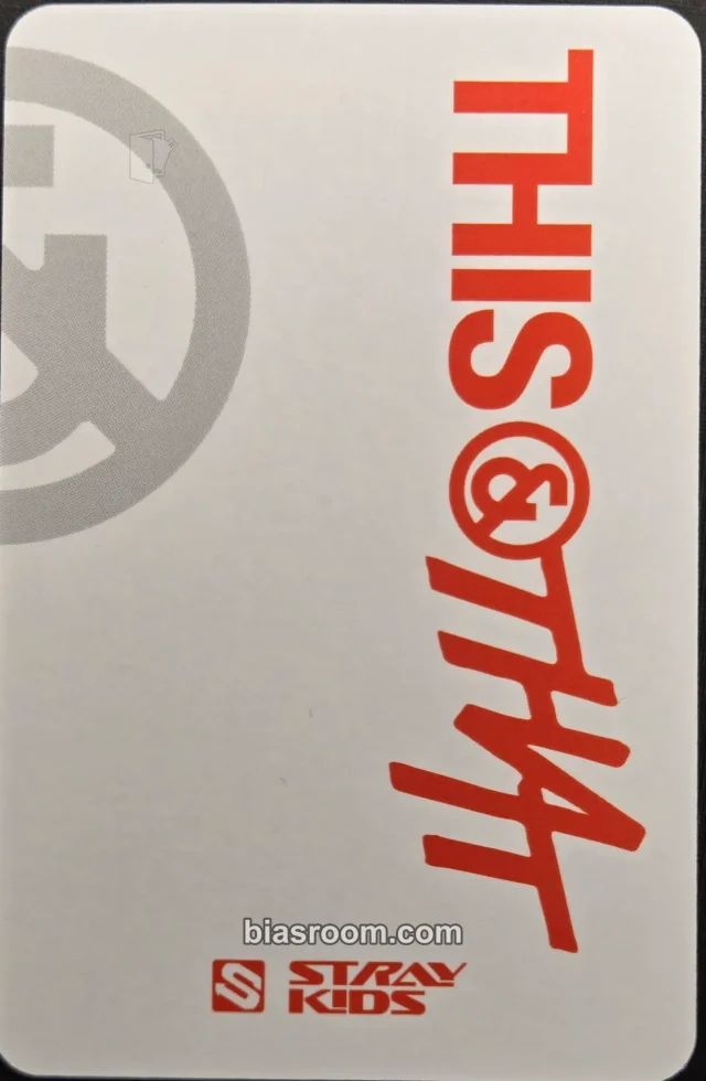 Stray Kids - HAN - This & That Album album photocard fanclub version back