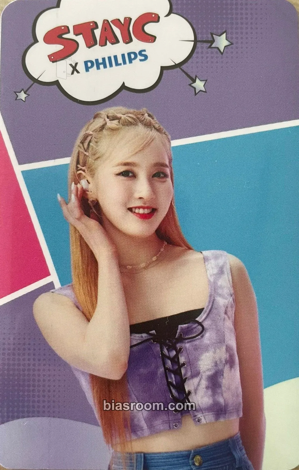 Sieun Stayc X Philips (Audio Korea) Photocard - STAYC - STAYC K-pop photocard